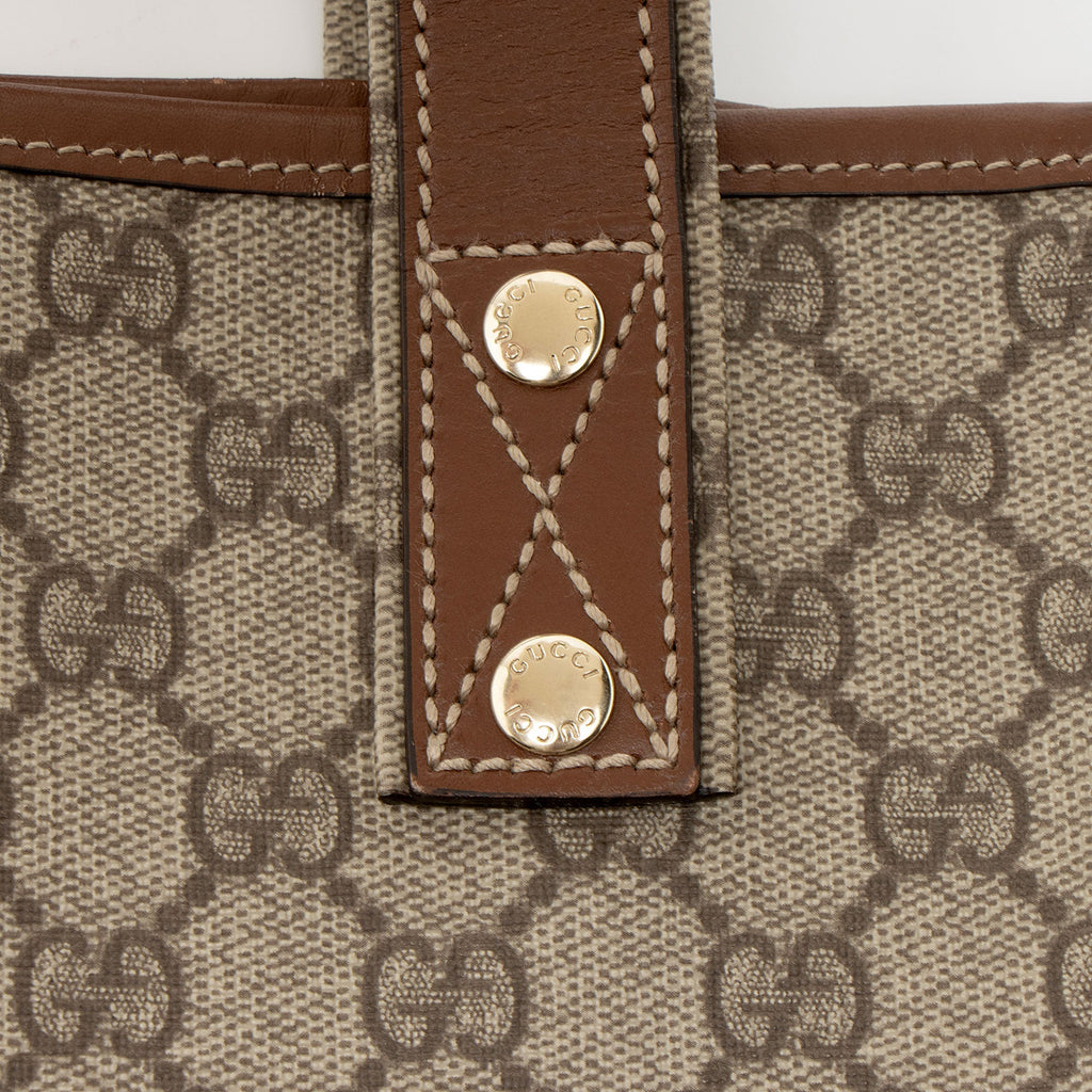 Gucci GG Supreme Signature Web Loop Large Tote