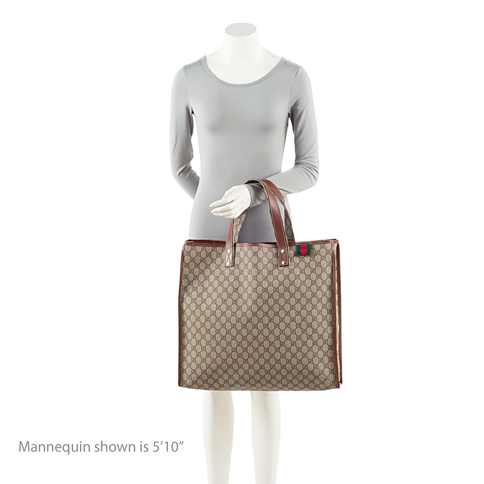 Gucci GG Supreme Signature Web Loop Large Tote