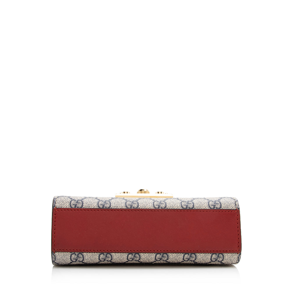 Gucci Gucci Supreme Small Padlock Shoulder Bag (SHF-21315)