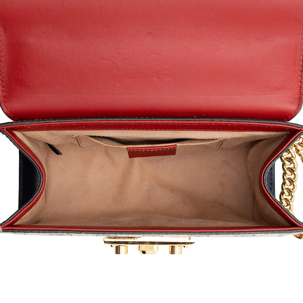 Gucci Gucci Supreme Small Padlock Shoulder Bag (SHF-21315)