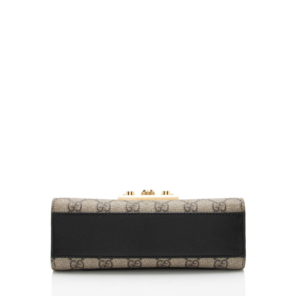 Gucci GG Supreme Small Padlock Shoulder Bag