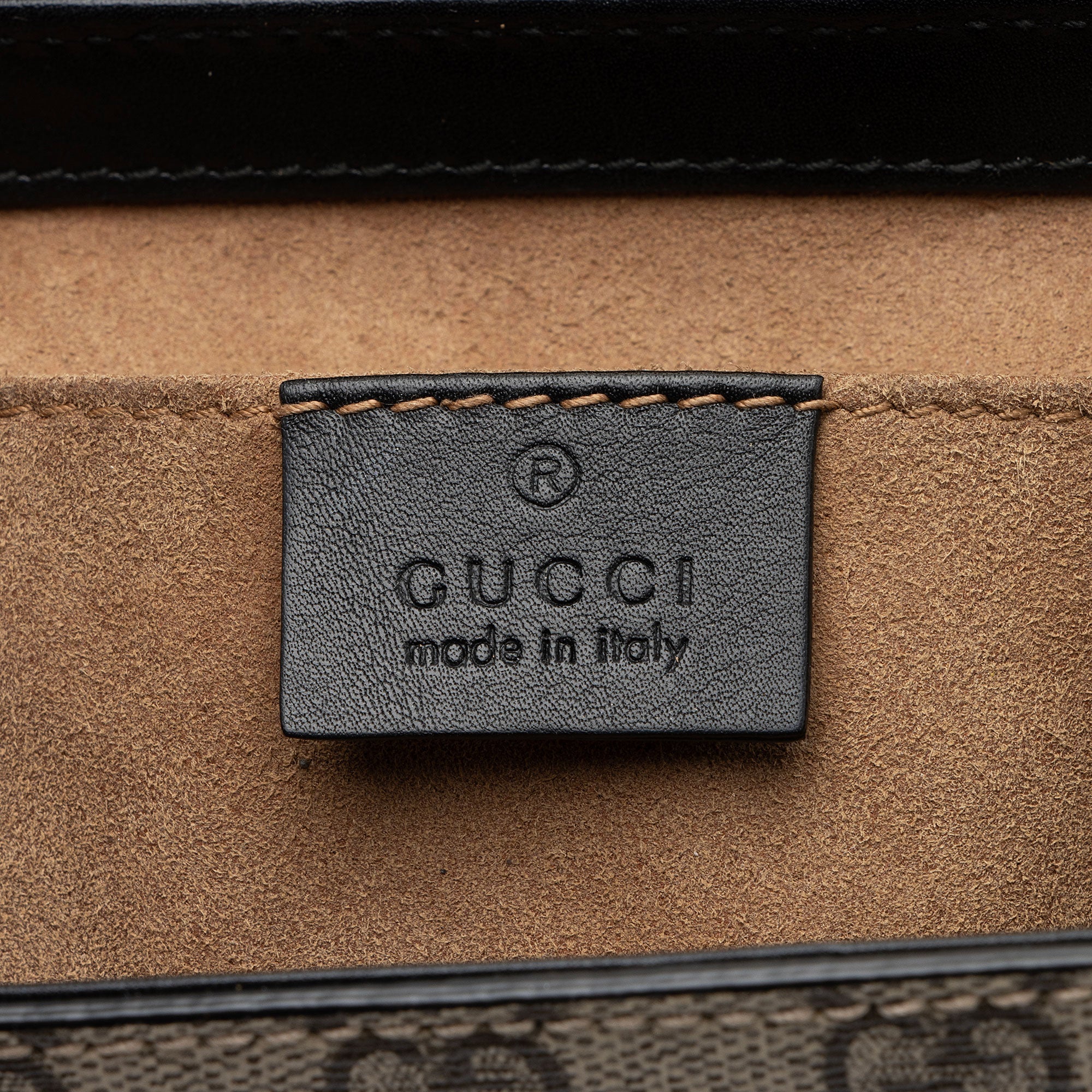 Gucci GG Supreme Small Padlock Shoulder Bag
