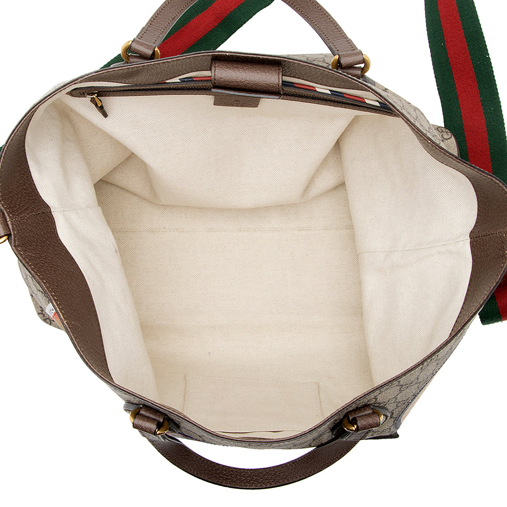 Gucci GG Supreme Soft Courrier Tote - FINAL SALE (SHF-21978)