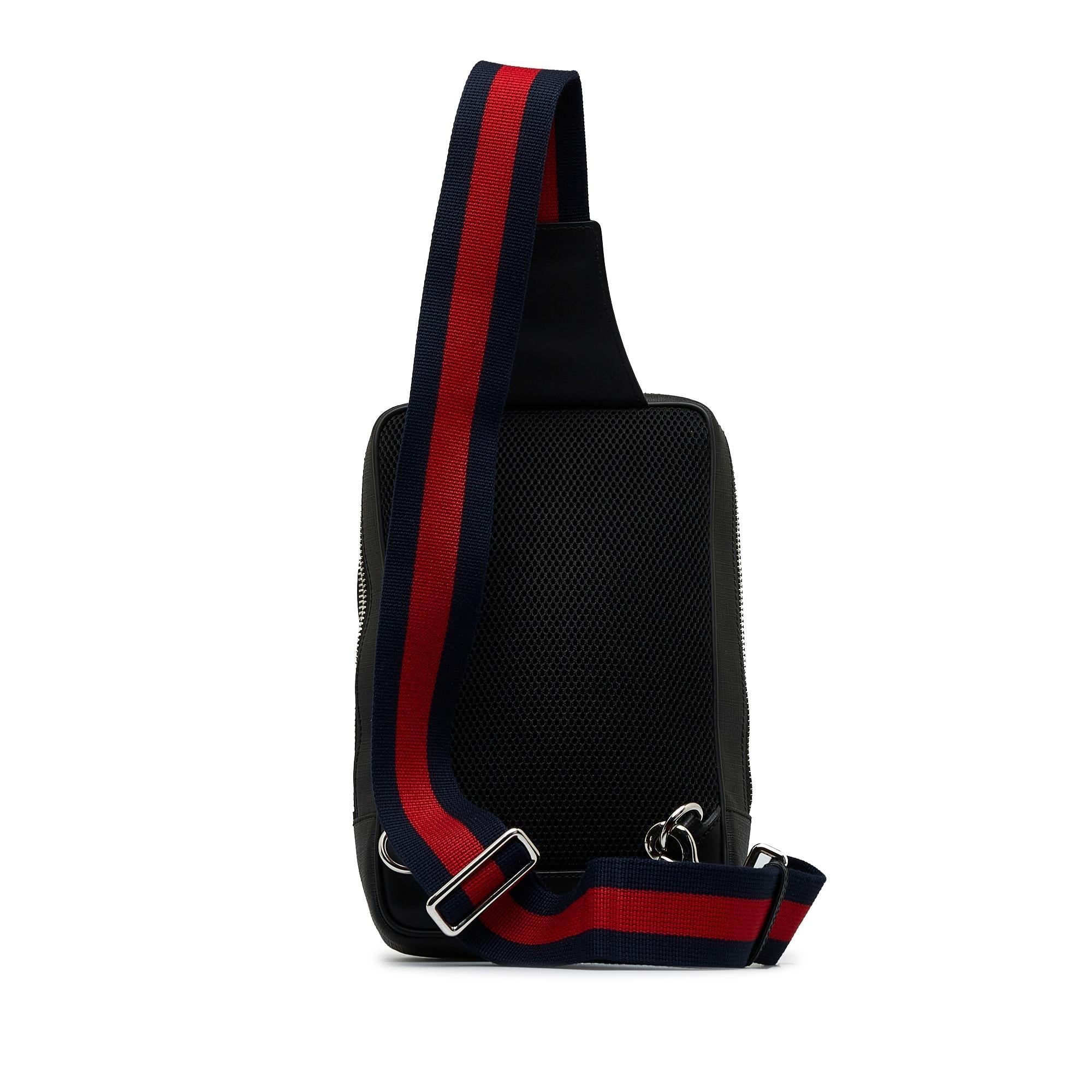 Gucci GG Supreme Soft Zip Web Sling Bag (SHG-cIWp0C)