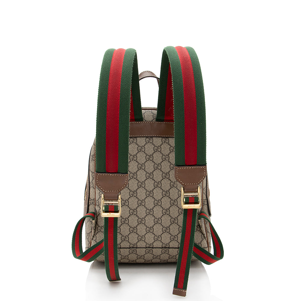 Gucci Gucci Supreme Souvenir Garden Bee Flower Backpack (SHF-21666)