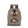 Gucci Gucci Supreme Souvenir Garden Bee Flower Backpack (SHF-21666)