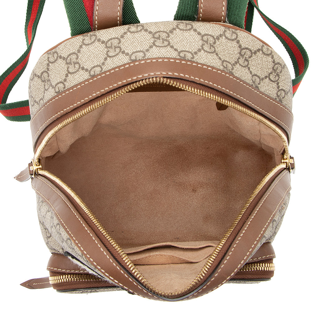 Gucci Gucci Supreme Souvenir Garden Bee Flower Backpack (SHF-21666)