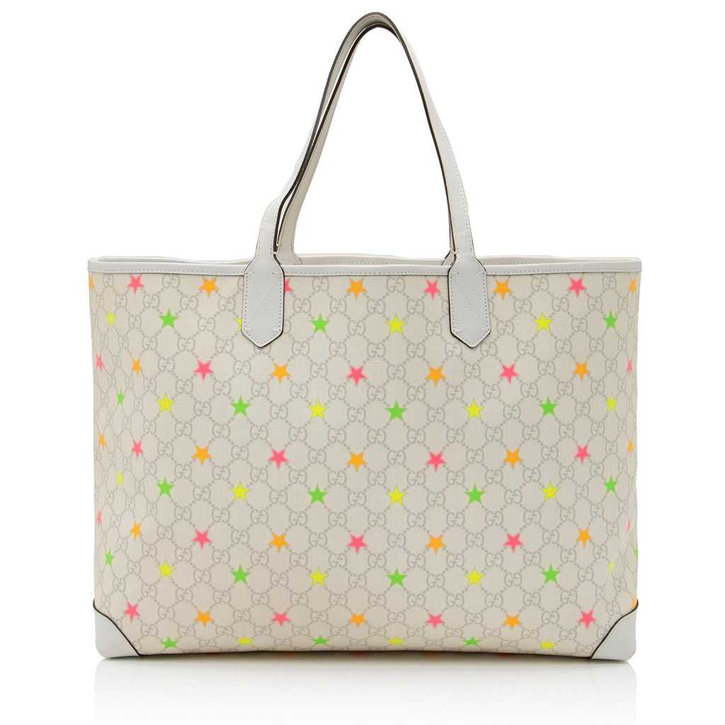 Gucci GG Supreme Stars Large Tote (SHF-23264)