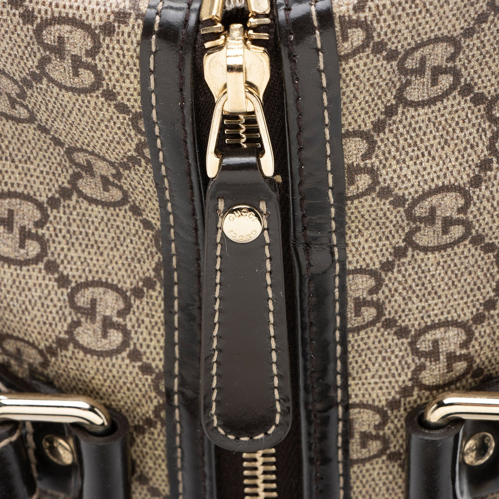 Gucci GG Supreme Tattoo Heart Medium Boston Bag