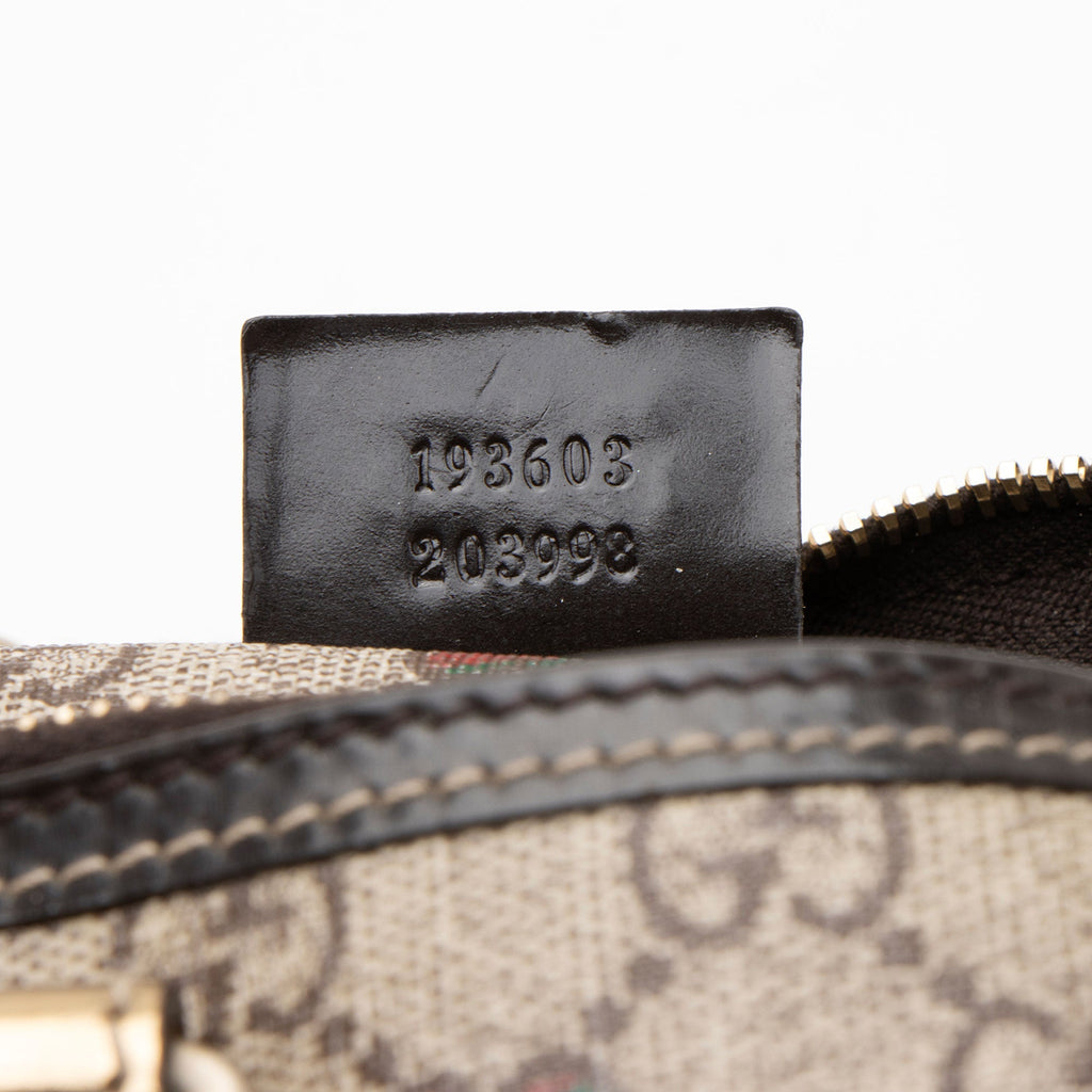 Gucci GG Supreme Tattoo Hearts Joy Boston Bag