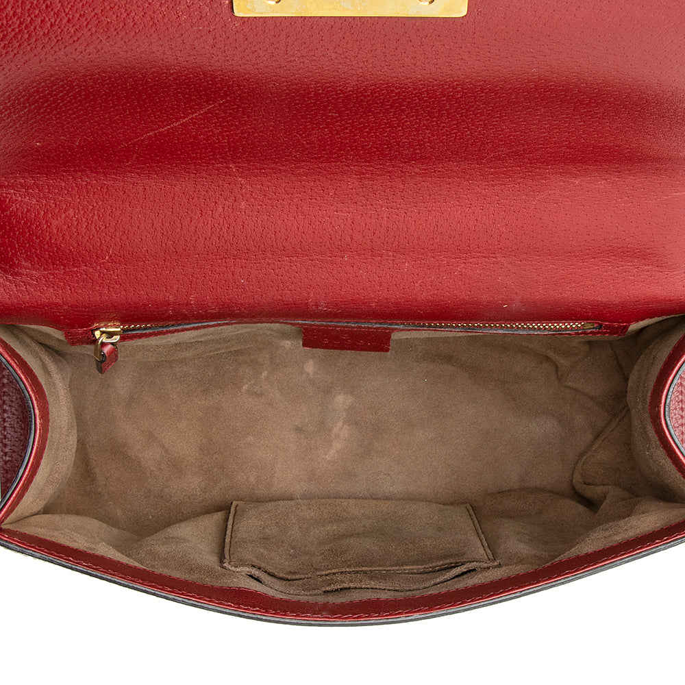 Gucci Gucci Supreme Tian Padlock Shoulder Bag (SHF-21600)