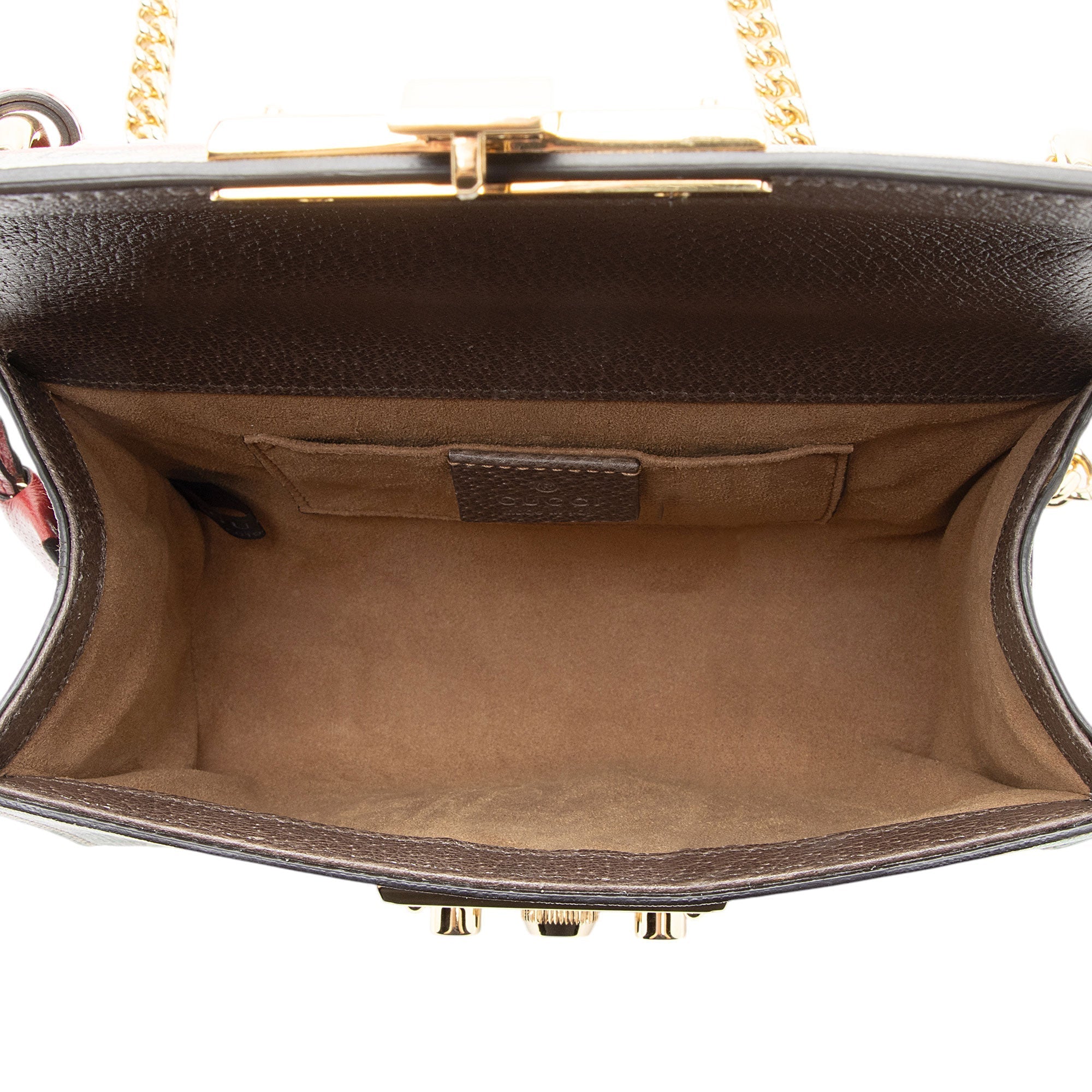 Gucci GG Supreme Tian Padlock Small Shoulder Bag