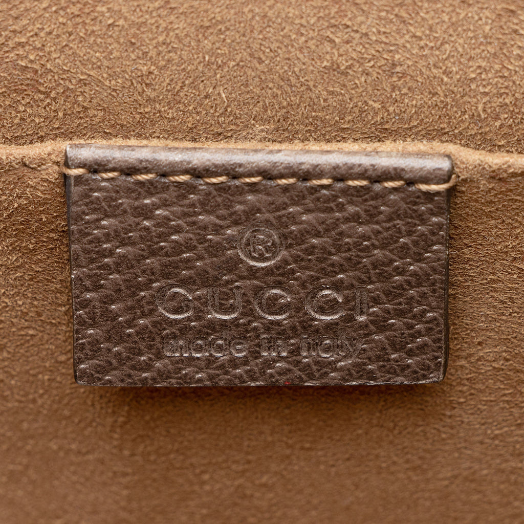 Gucci GG Supreme Tian Padlock Small Shoulder Bag