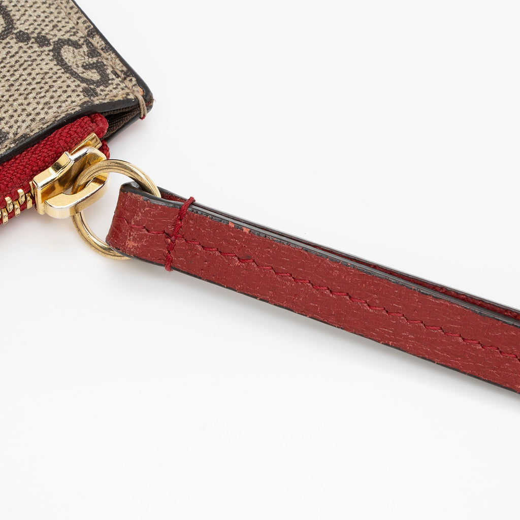 Gucci GG Supreme Tian Zip Pouch (SHF-XEvyZB)