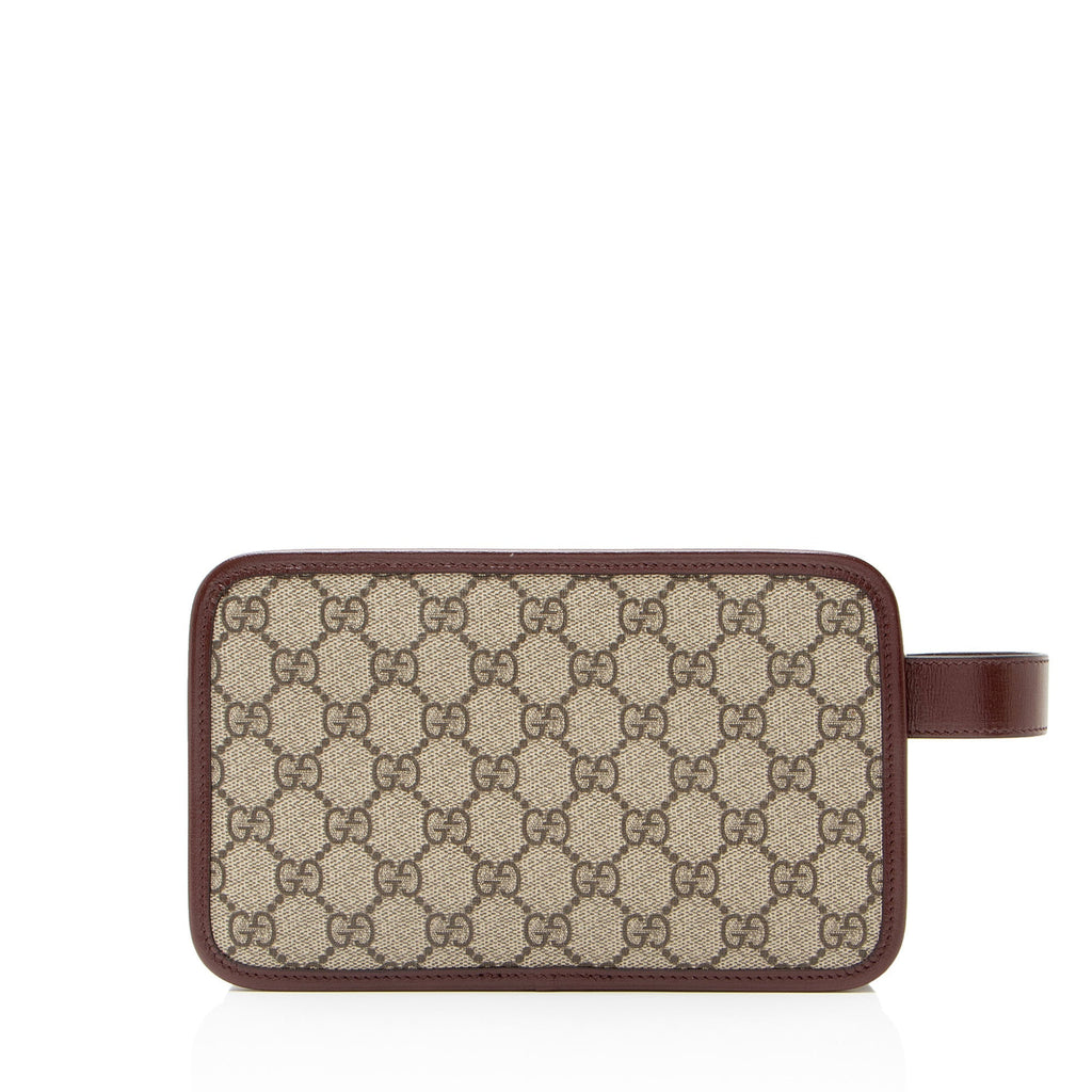 Gucci GG Supreme Toiletry Travel Pouch