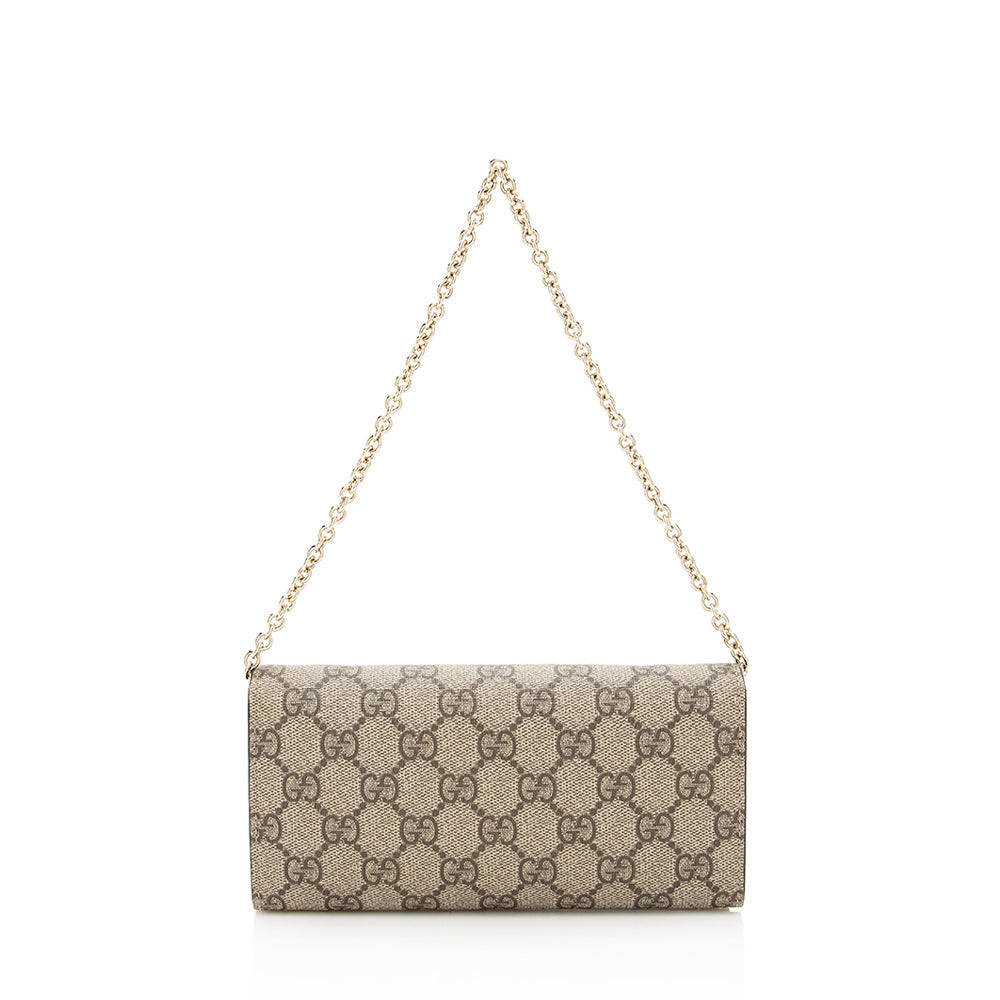 Gucci Gucci Supreme Wallet on Chain Bag (SHF-19851)