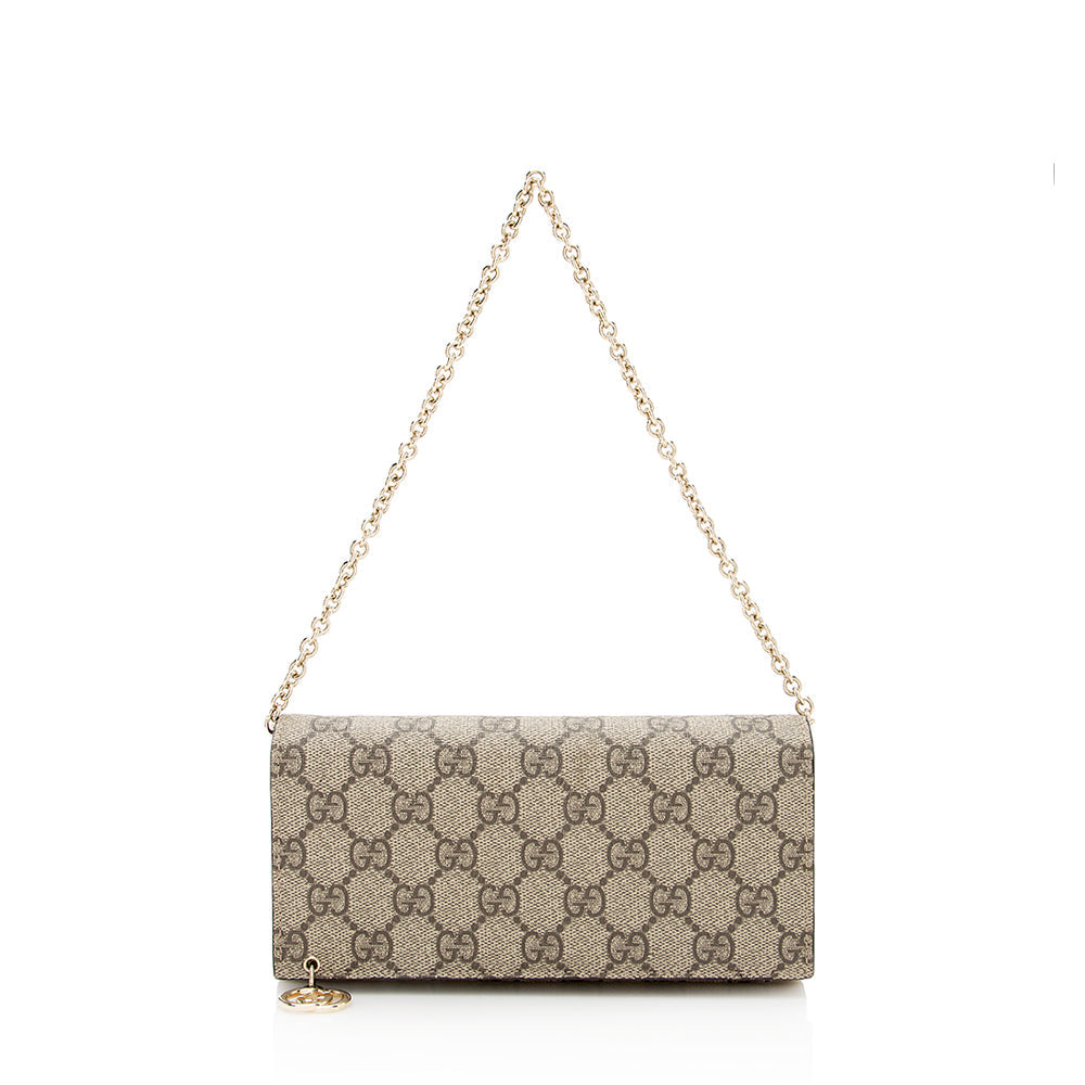Gucci Gucci Supreme Wallet on Chain Bag (SHF-19851)
