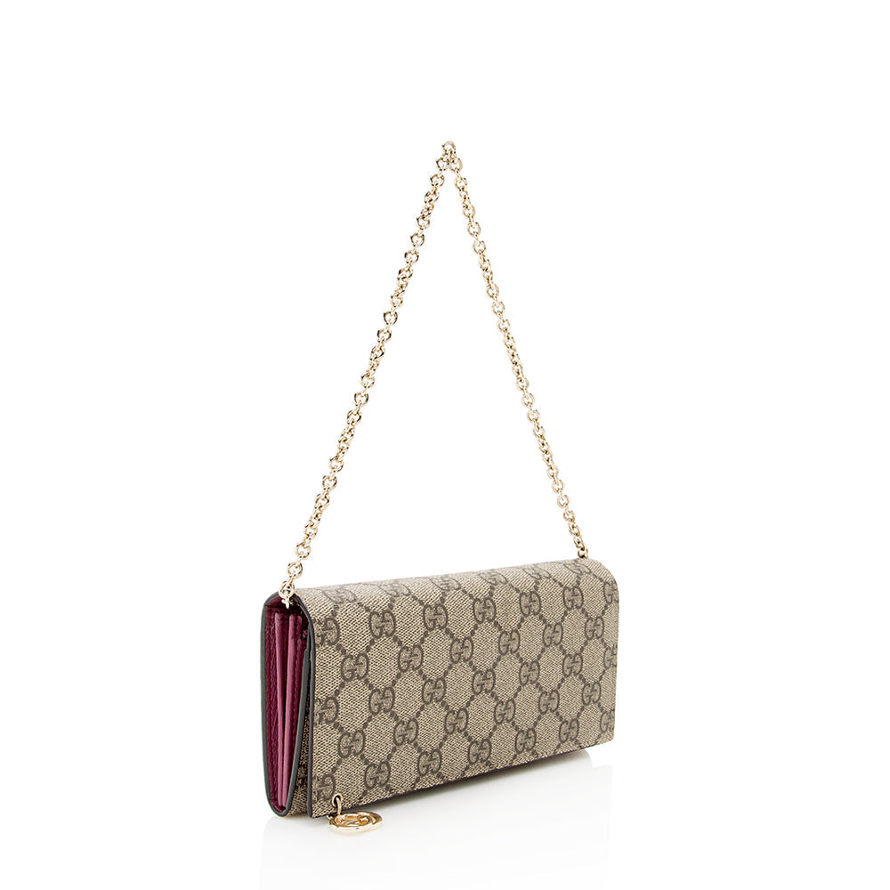 Gucci Gucci Supreme Wallet on Chain Bag (SHF-19851)