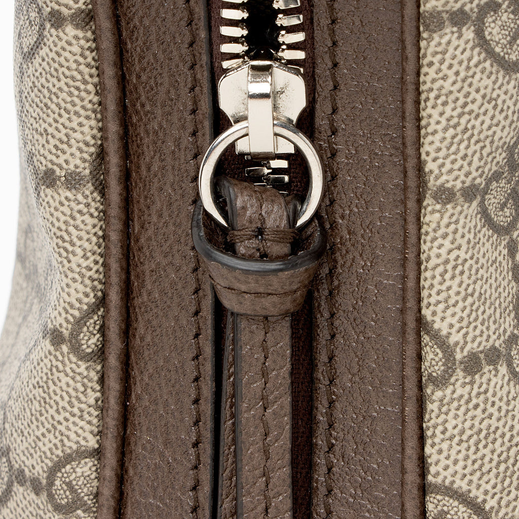 Gucci GG Supreme Web Attache Large Shoulder Bag