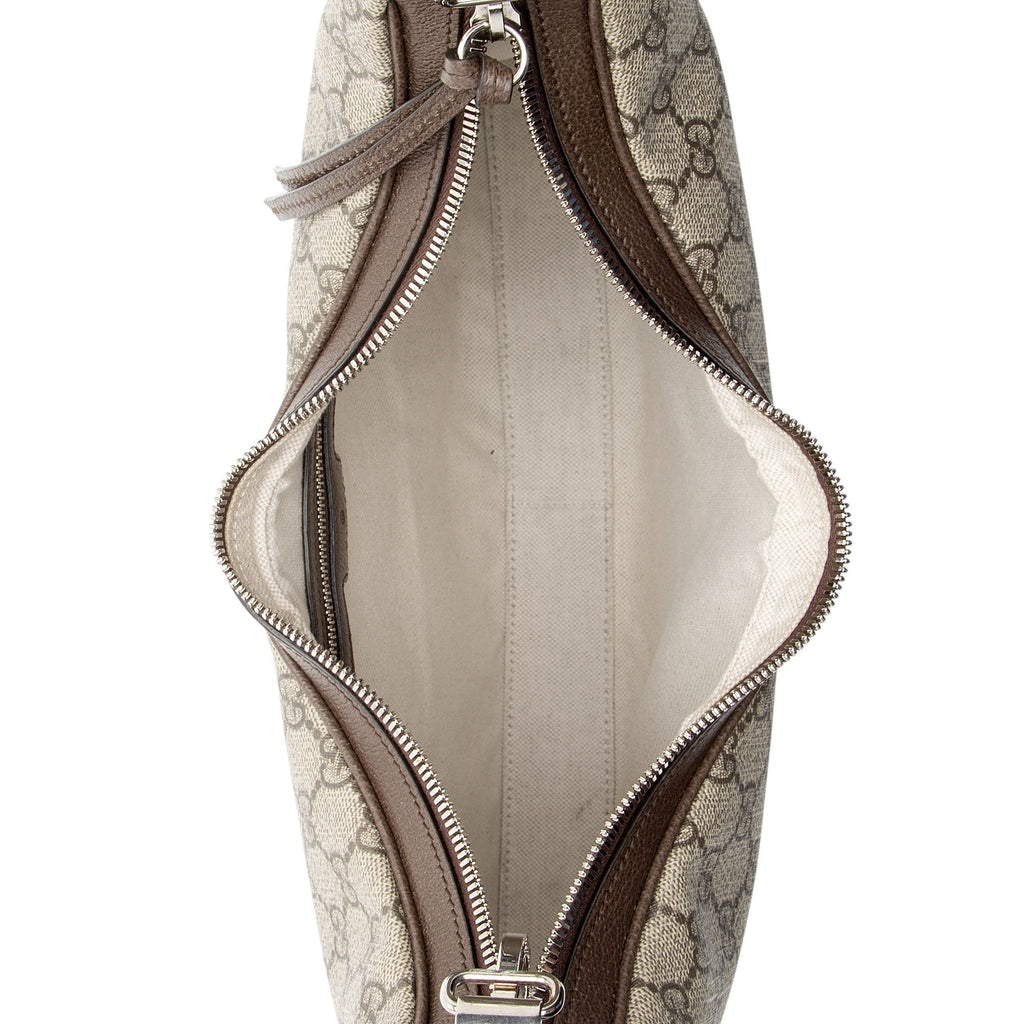 Gucci GG Supreme Web Attache Large Shoulder Bag