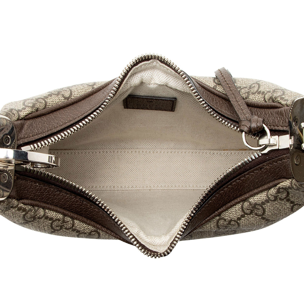 Gucci GG Supreme Web Attache Small Shoulder Bag