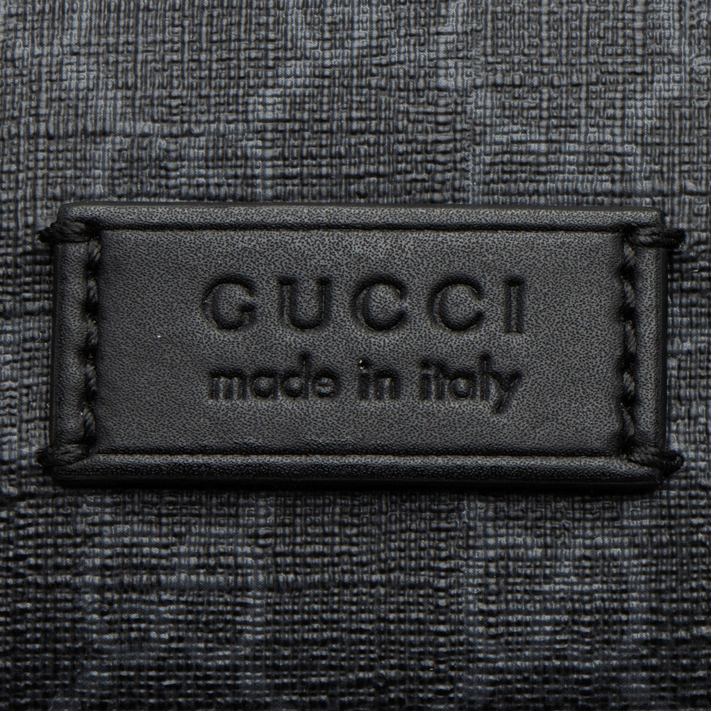 Gucci GG Supreme Web Zip Belt Bag (SHF-52MZPp)