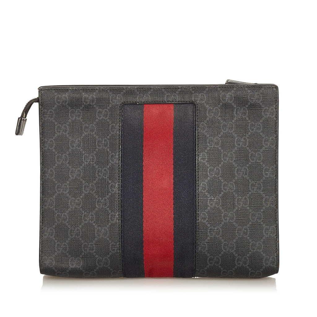 Gucci Gucci Supreme Web Clutch Bag (SHG-26449)