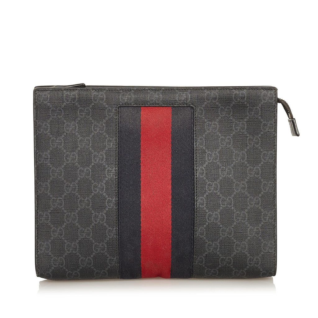 Gucci Gucci Supreme Web Clutch Bag (SHG-26449)