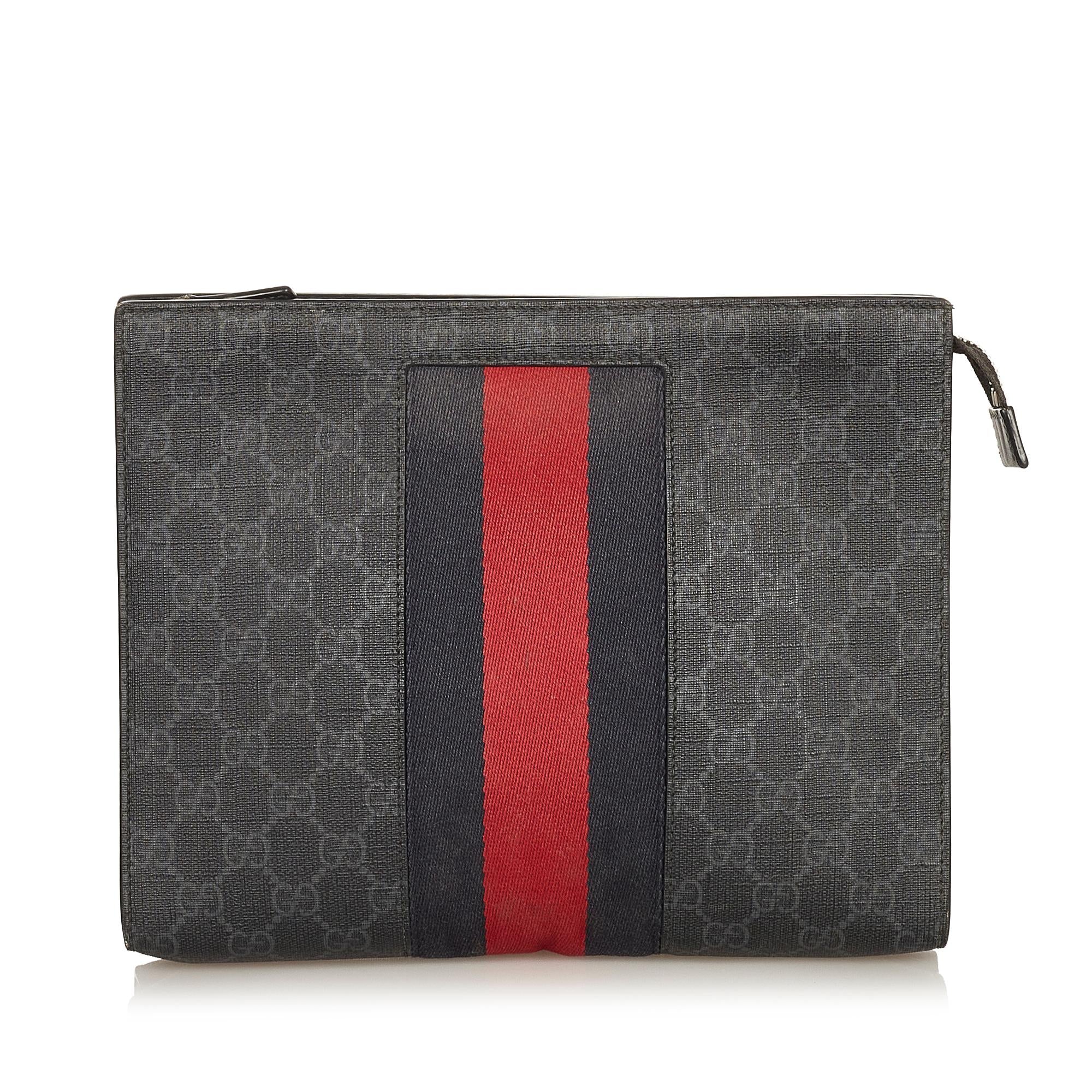 Gucci Gucci Supreme Web Clutch Bag (SHG-26449)