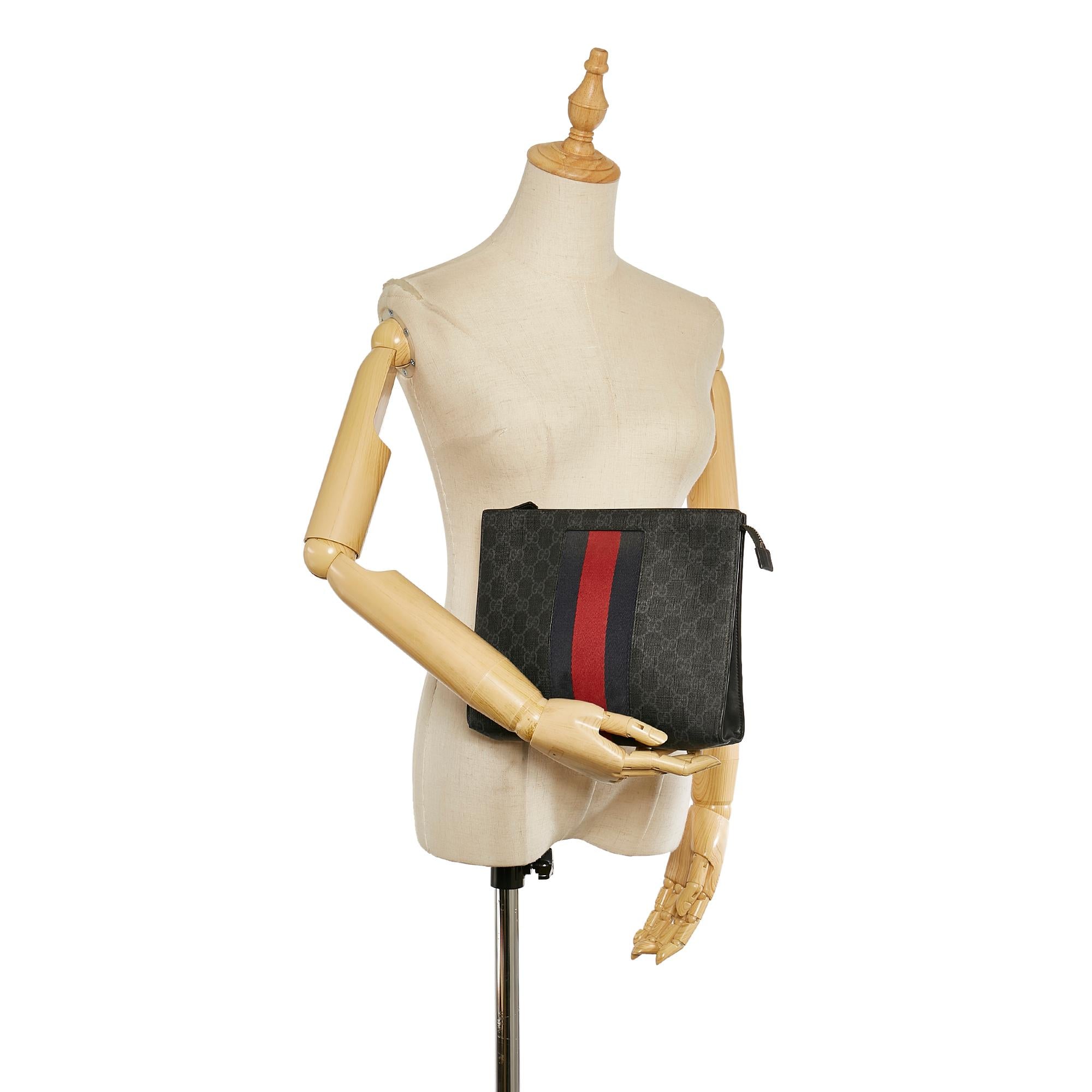 Gucci Gucci Supreme Web Clutch Bag (SHG-26449)