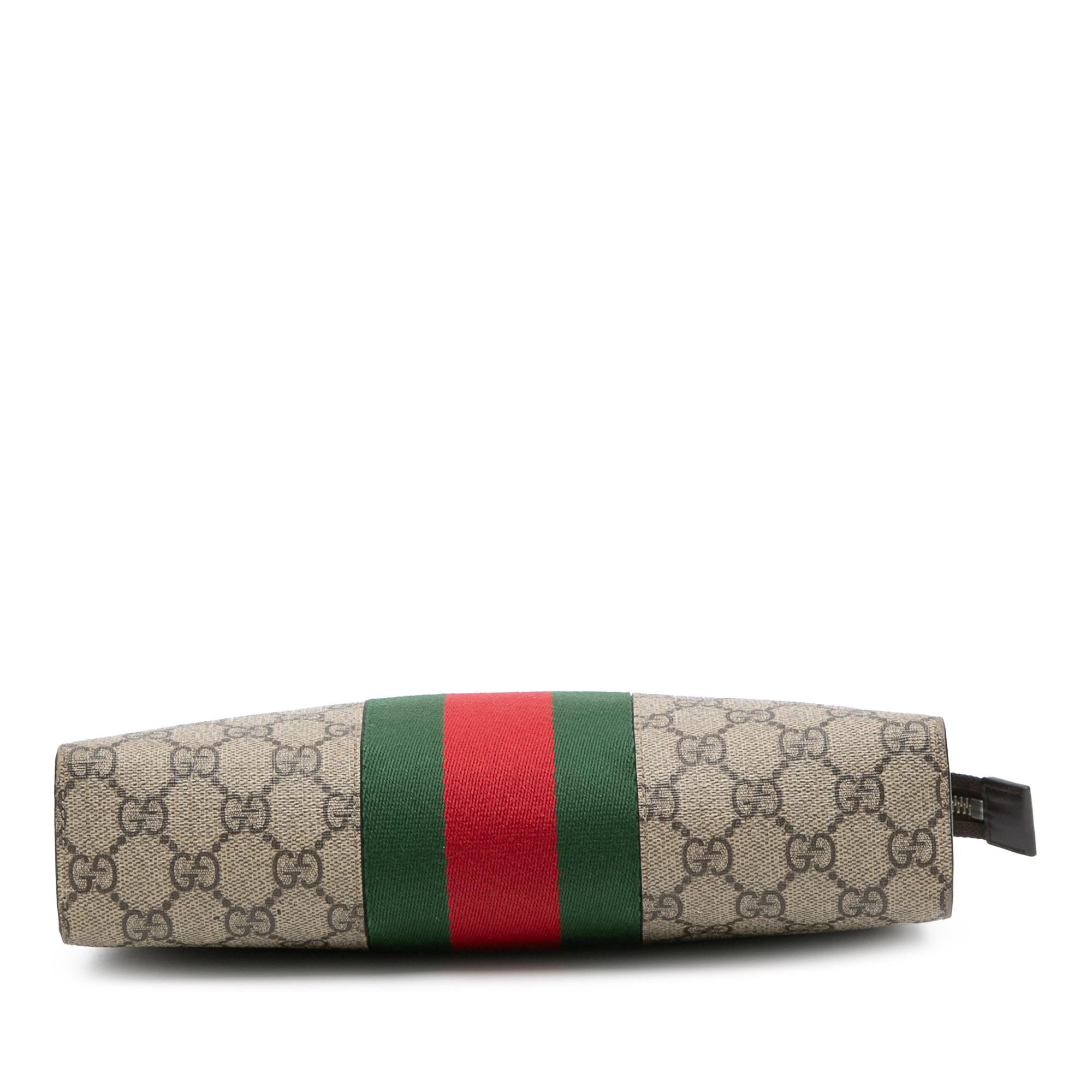 Gucci GG Supreme Web Clutch