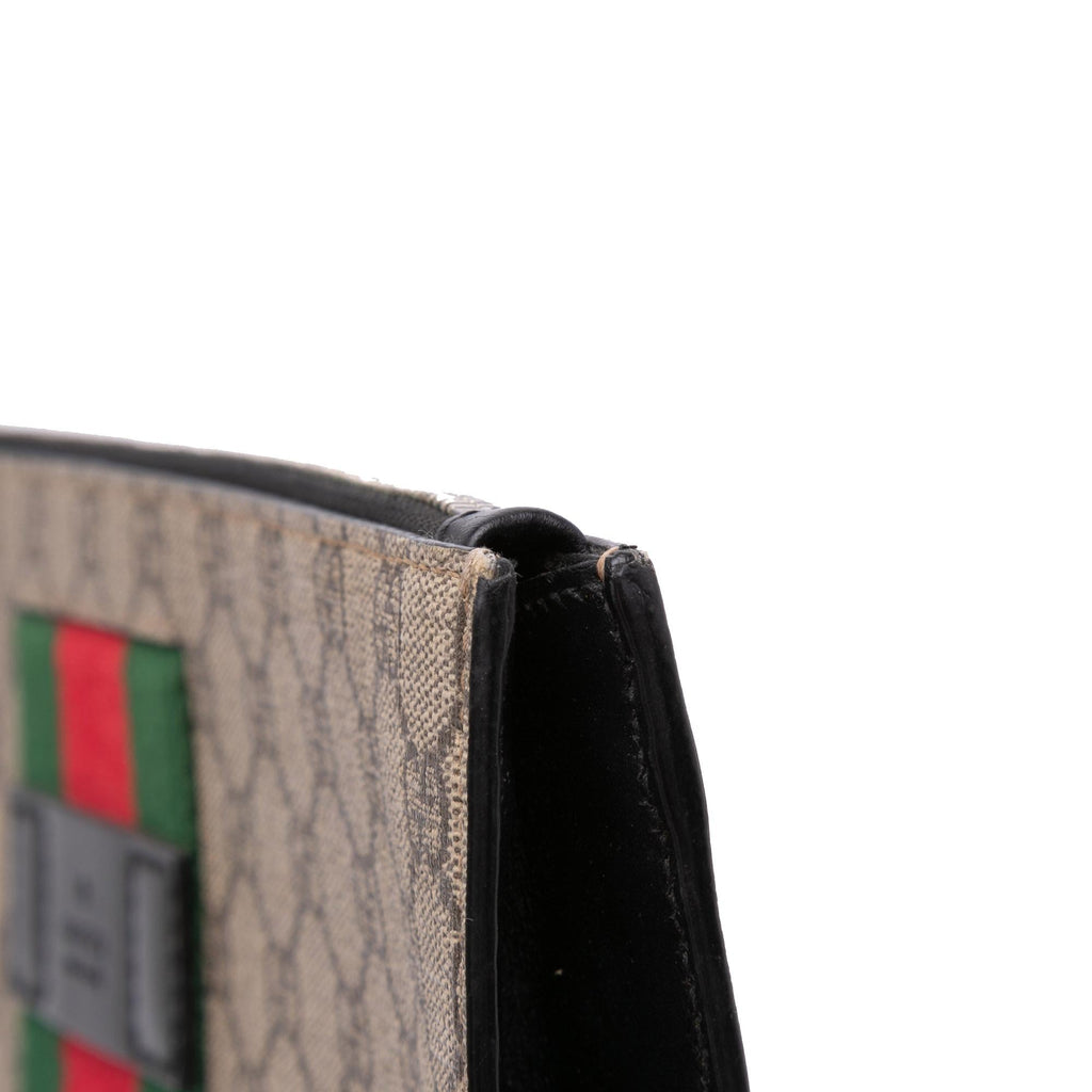 Gucci GG Supreme Web Clutch
