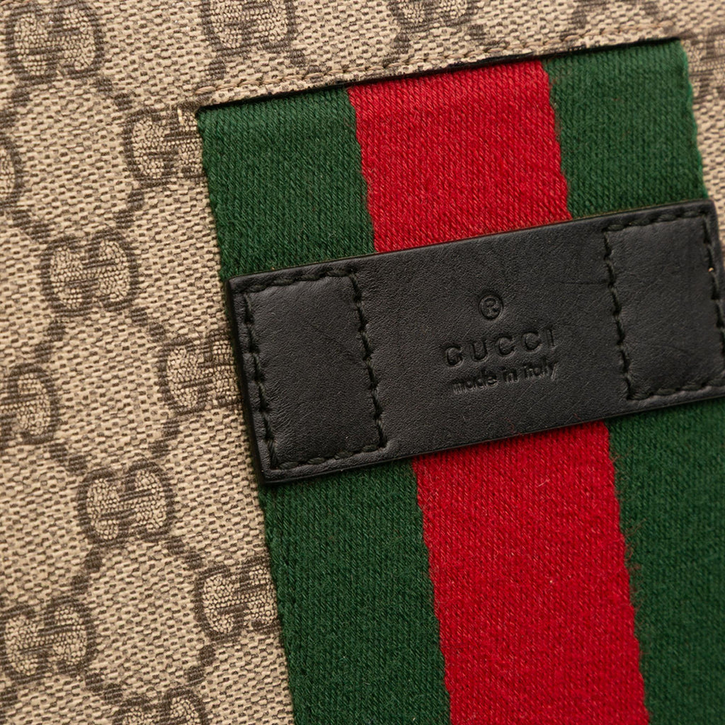 Gucci GG Supreme Web Clutch