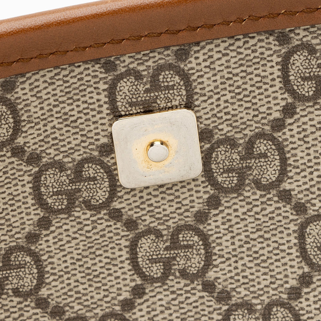 Gucci GG Supreme Web Flap Medium Messenger