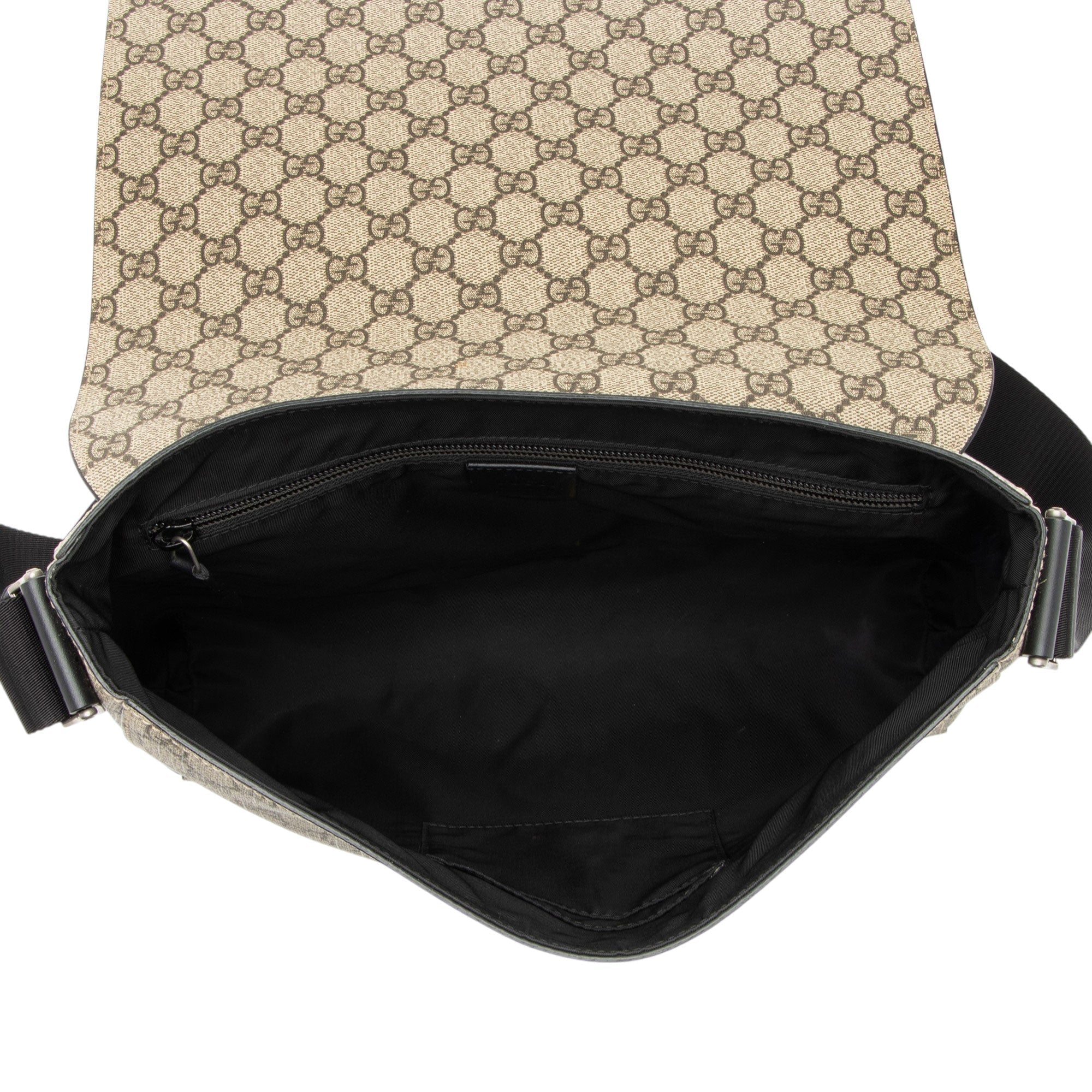 Gucci GG Supreme Web Flap Messenger