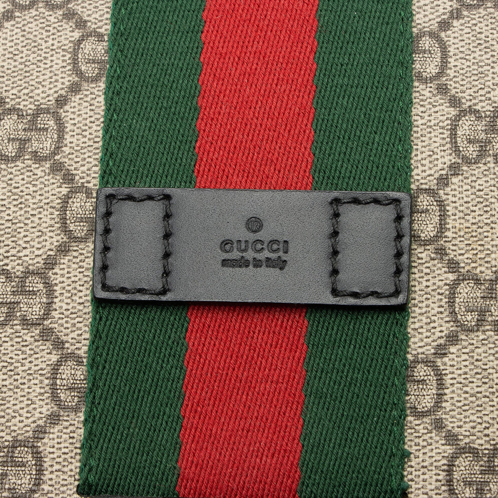 Gucci GG Supreme Web Flap Messenger