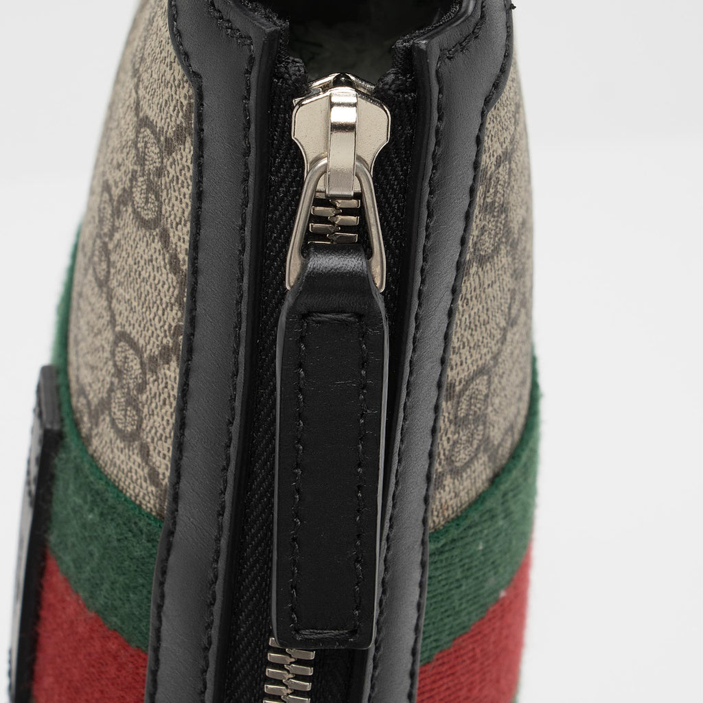 Gucci GG Supreme Web Flat Messenger Bag (SHF-MJH9wS)