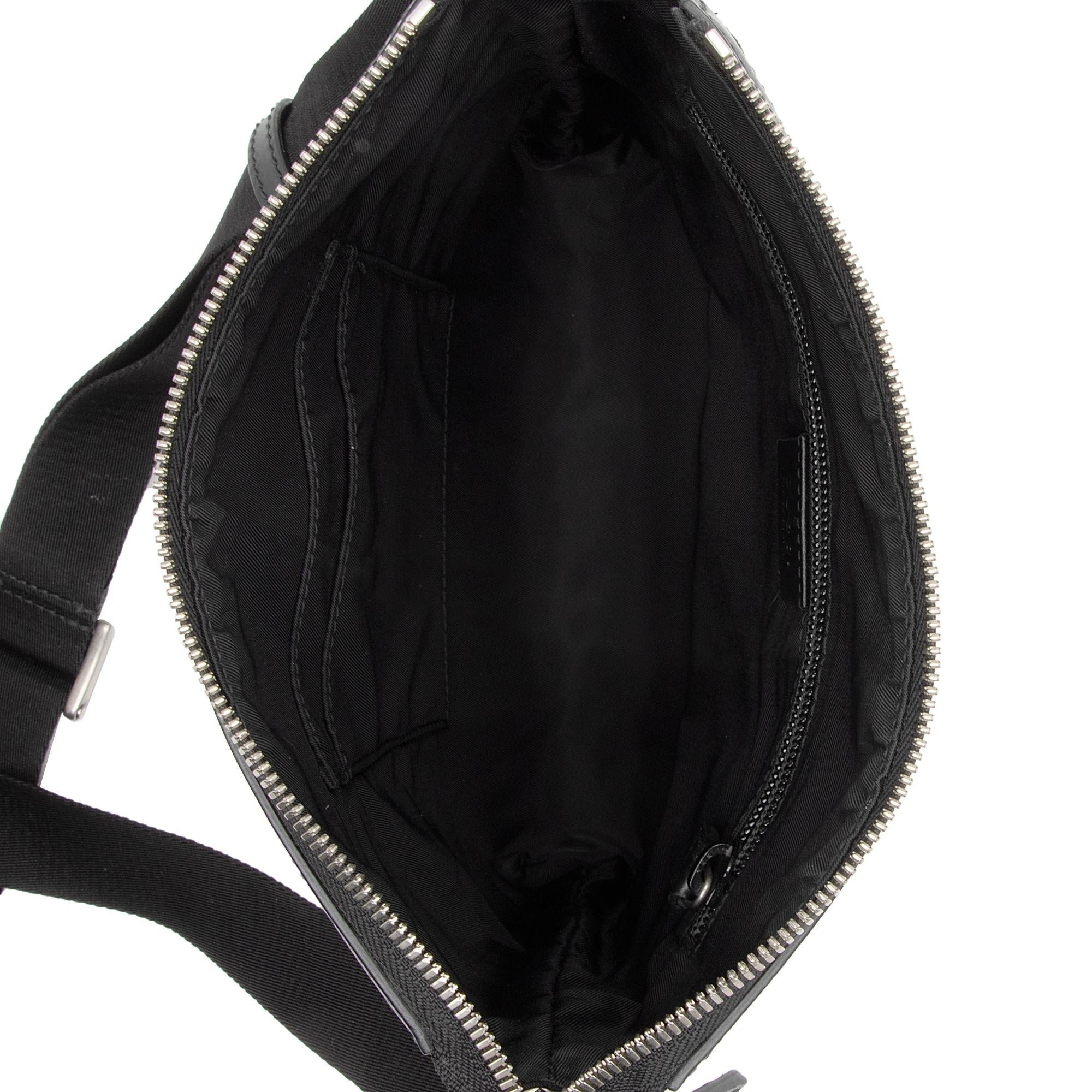 Gucci GG Supreme Web Flat Messenger Bag (SHF-MJH9wS)
