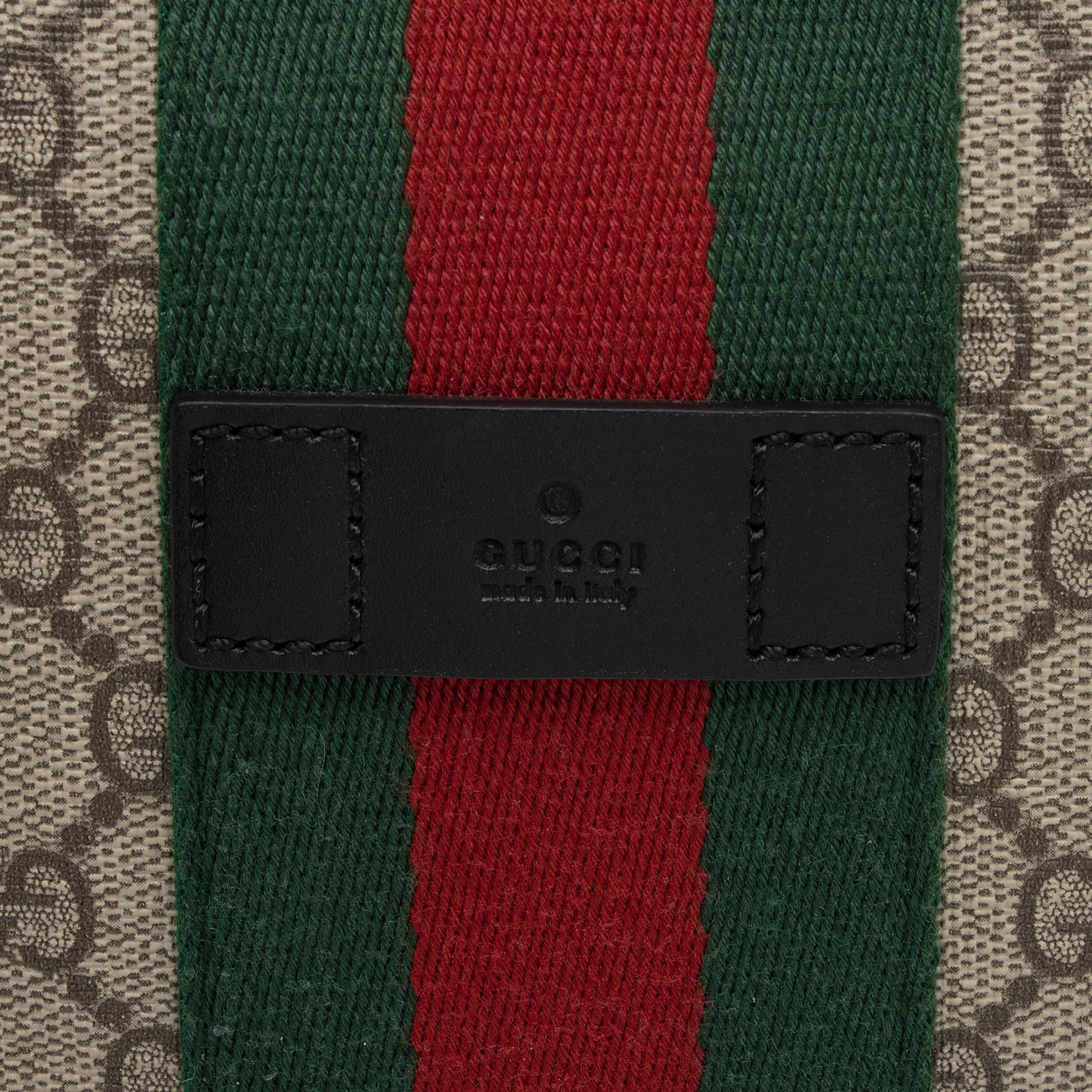 Gucci GG Supreme Web Flat Messenger Bag (SHF-MJH9wS)