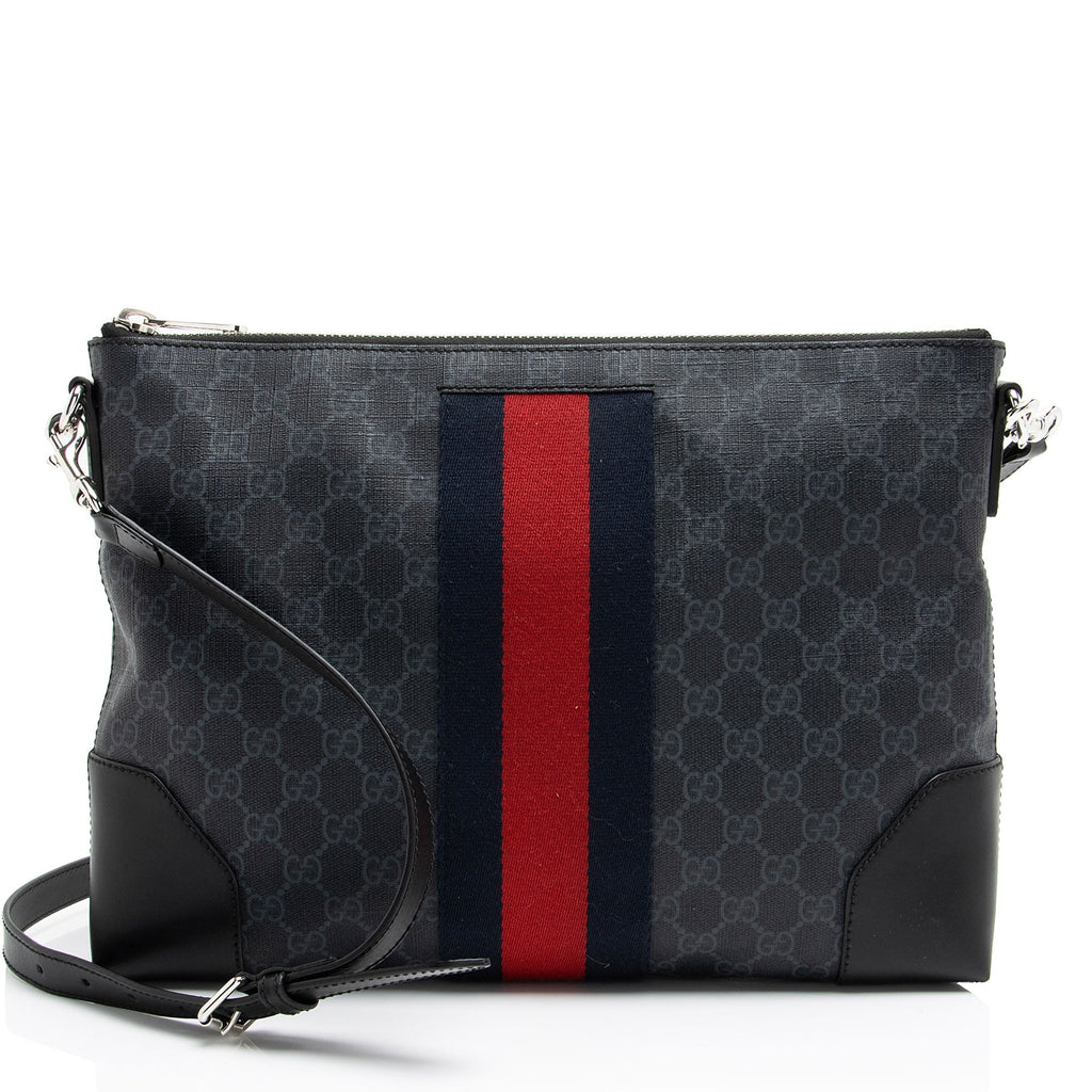 Gucci GG Supreme Web Flat Square MessLBger