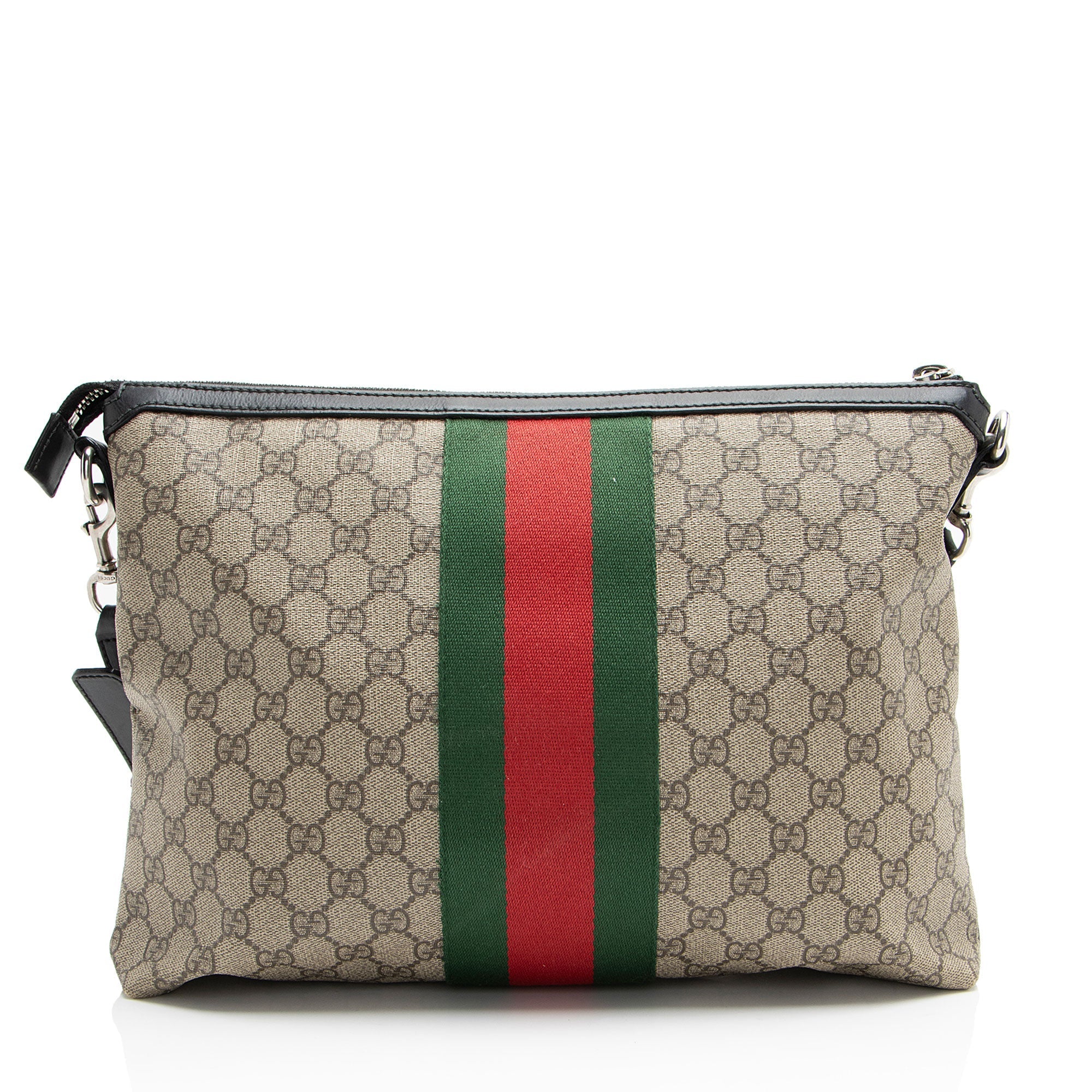Gucci GG Supreme Web Flat Square Messenger