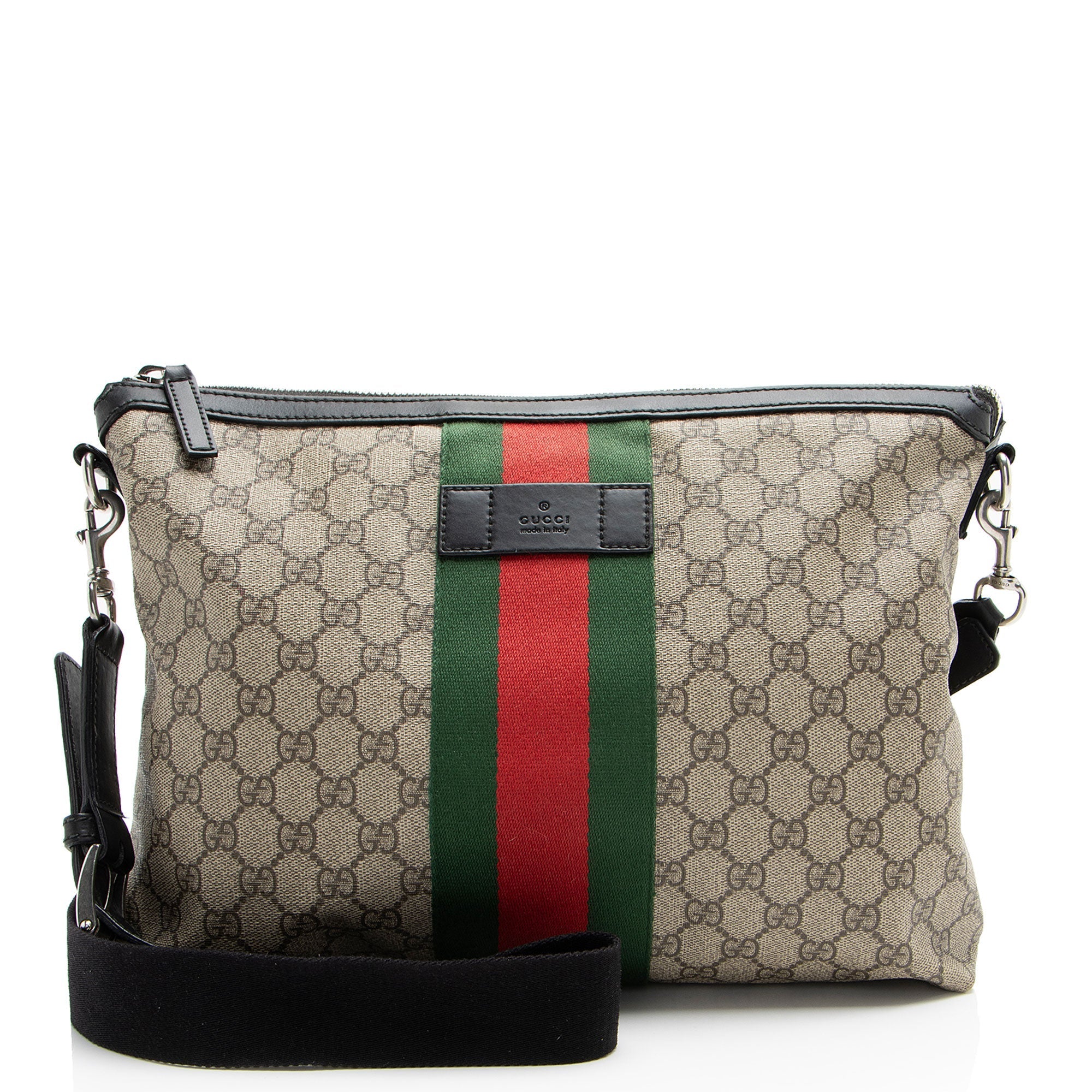 Gucci GG Supreme Web Flat Square Messenger