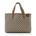 Gucci GG Supreme Web Loop E/W Shopping Tote (SHF-20146)