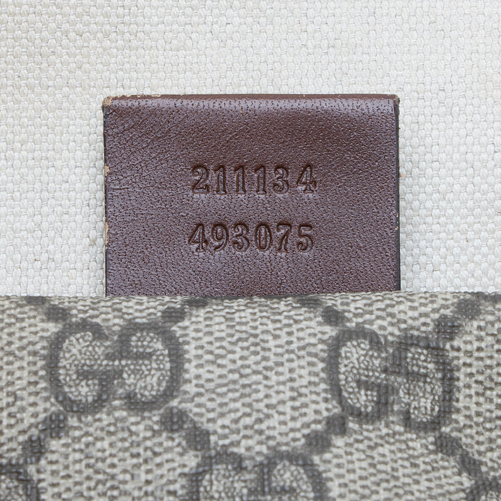 Gucci GG Supreme Web Loop E/W Shopping Tote (SHF-23043)