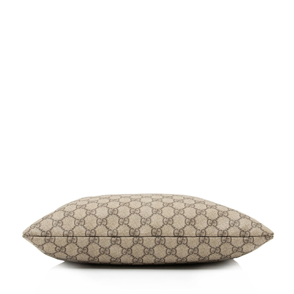 Gucci GG Supreme Web Loop Flat Messenger Bag (SHF-23803)