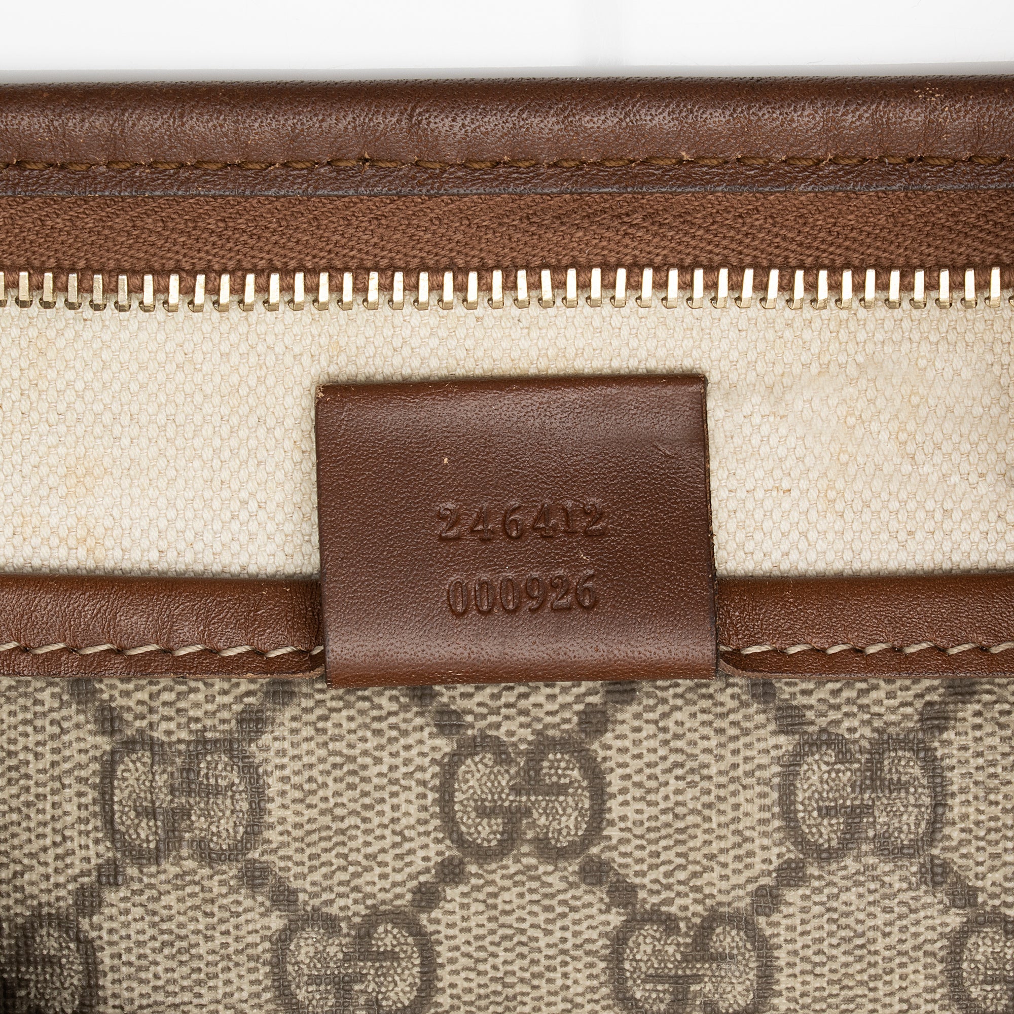 Gucci GG Supreme Web Loop Flat Messenger Bag (SHF-23803)