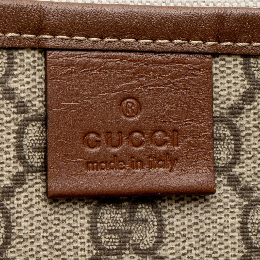 Gucci GG Supreme Web Loop N/S Shopping Tote