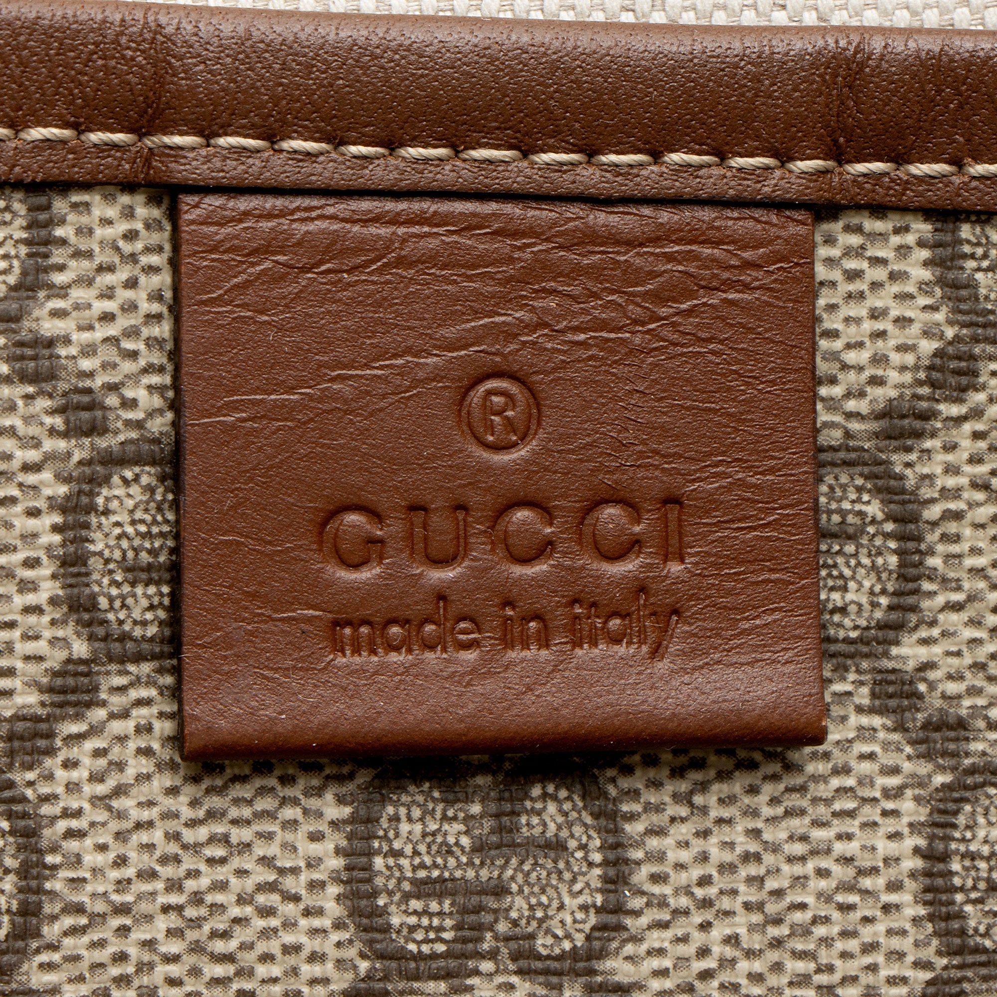 Gucci GG Supreme Web Loop N/S Shopping Tote