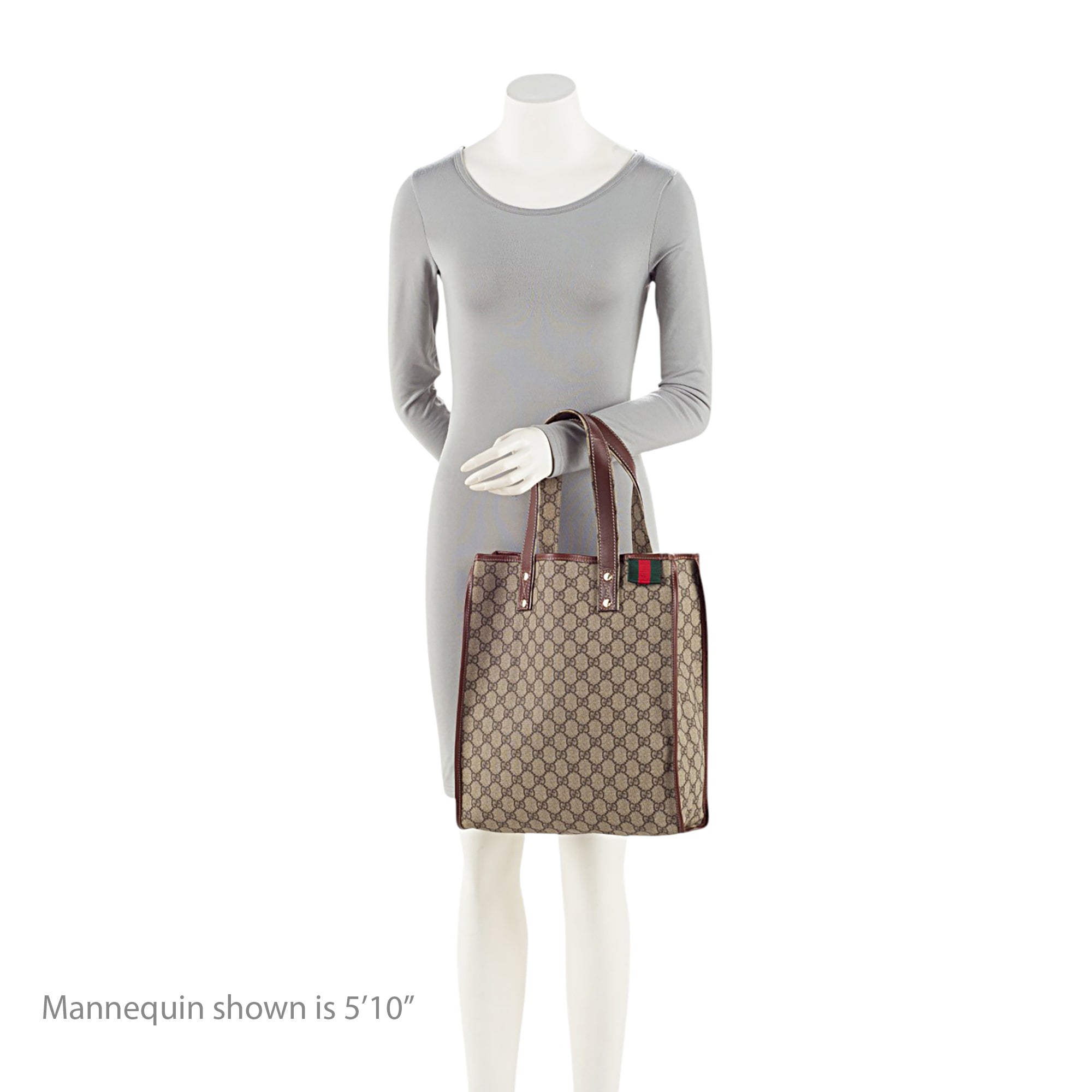 Gucci GG Supreme Web Loop N/S Shopping Tote