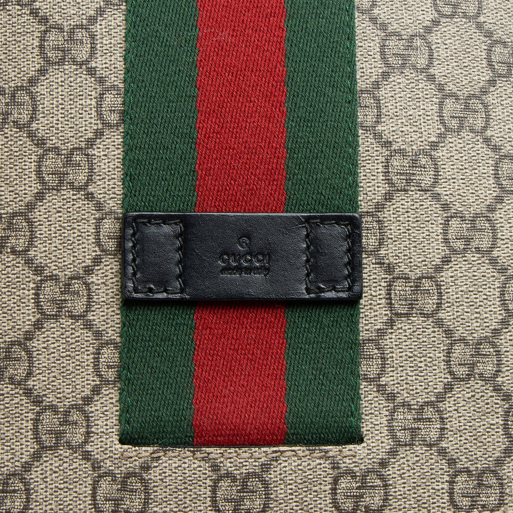 Gucci GG Supreme Web Flap Messenger